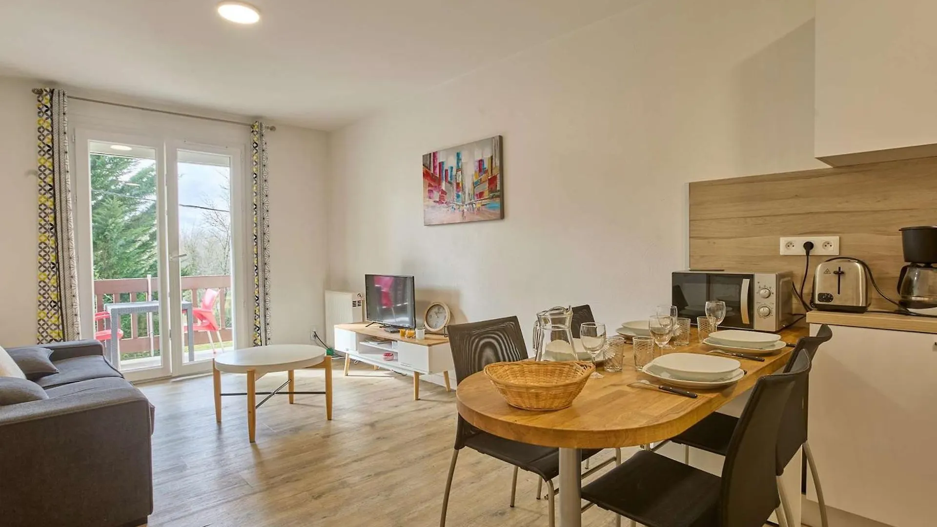 Spacieux T2 Renove, Vue Nature, Balcon Sud, Wifi, Parking A Barbotan - Fr-1-841-54